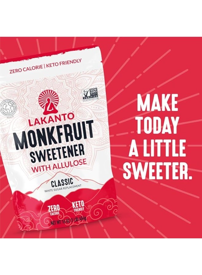 LAKANTO Lacanto Monk Fruit Sweetener with Classic Allulose 1 lb (454 g) - Image 4